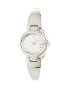 Guccissima Small Stainless Steel Bangle Watch,