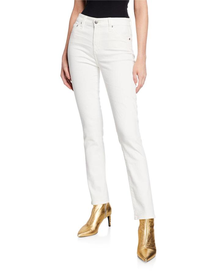 The Mari High-rise Straight-leg Jeans