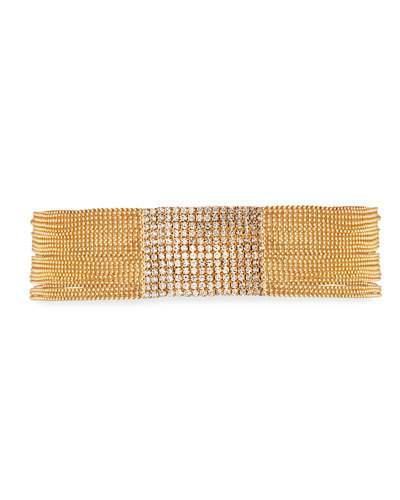 Pav&eacute; Clear Crystal Choker