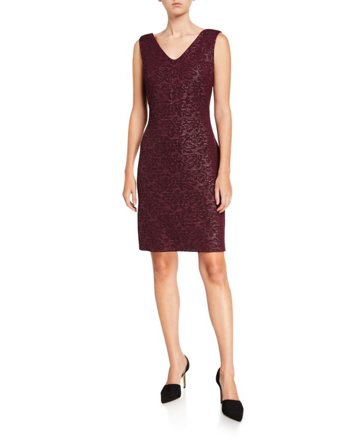 V-neck Jacquard