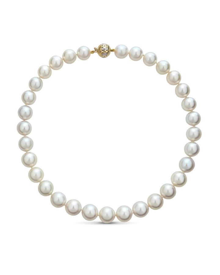 Elegantly Modern 14k South Sea Pearl Necklace,
