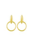 Willow 24k Wheat Drop Earrings