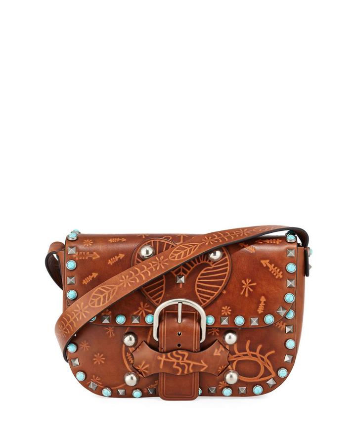 Rockstud Rolling Butterfly Embossed