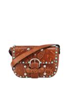 Rockstud Rolling Butterfly Embossed