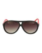 Acetate/snakeskin Aviator
