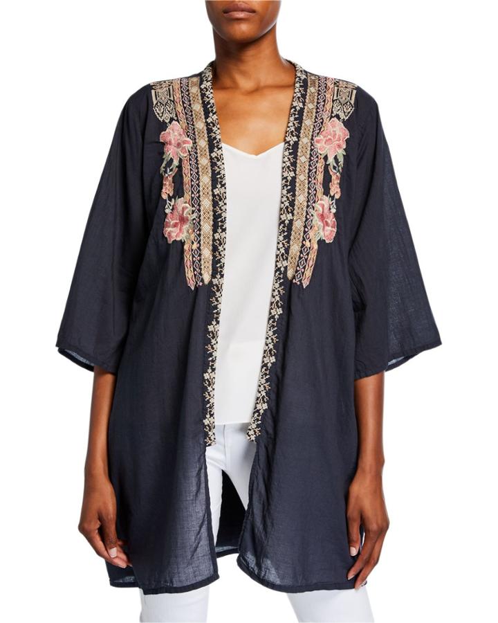 Helena Embroidered Kimono