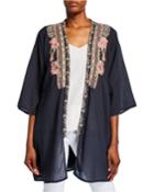Helena Embroidered Kimono