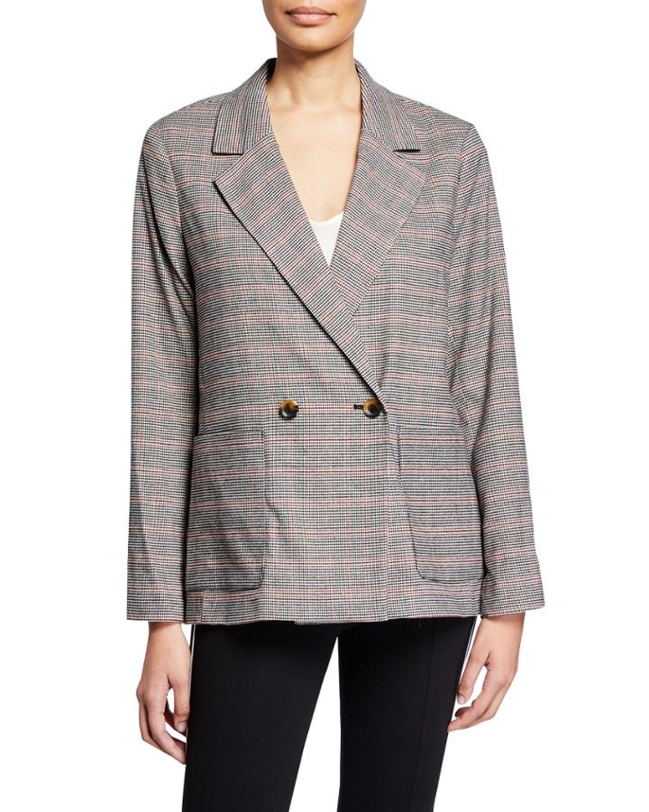 Double-breasted Heritage Boyfriend Blazer
