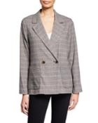 Double-breasted Heritage Boyfriend Blazer