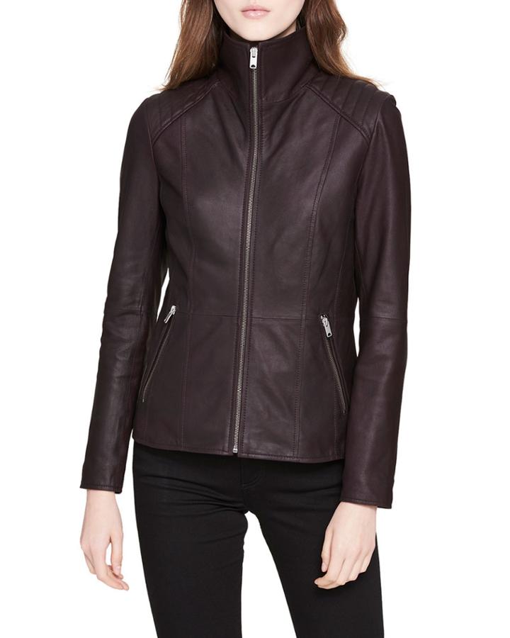 Classic Quilted-shoulder Leather
