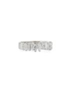 18k White Gold Mixed-cut Diamond Ring,