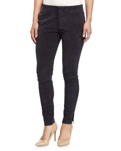 Split-hem Corduroy Skinny Pants, Railing Pigment