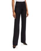Wool/cashmere-blend Straight-leg Pants