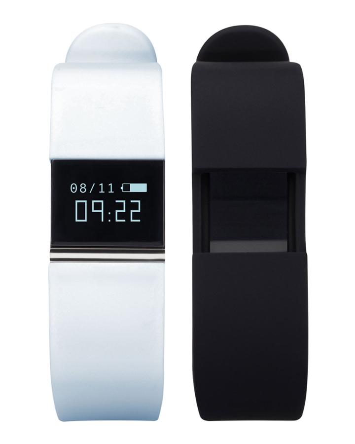 Activity Tracker W/ Interchangeable Straps, Blue/black