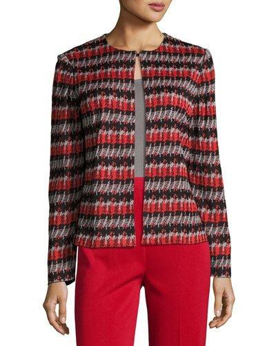 23l Striped Knit Jacket,