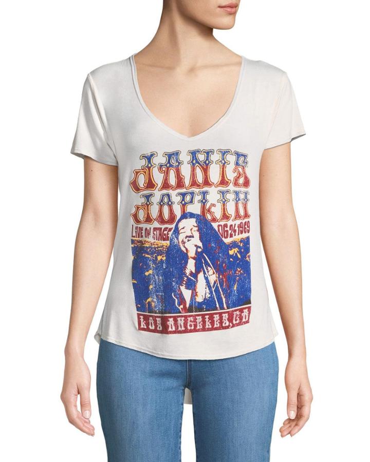 Janis Joplin Short-sleeve Band Tour Tee