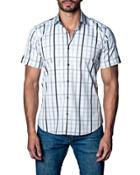 Short-sleeve Windowpane