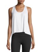 Scoop-neck Racerback Flare Body Tank