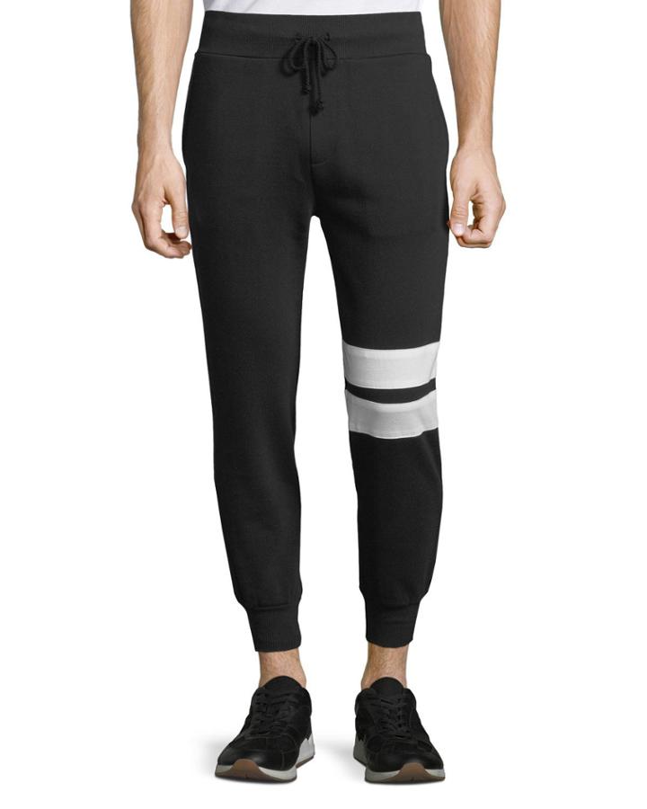 Men's Bentley French Terry Cotton Jogger Pants