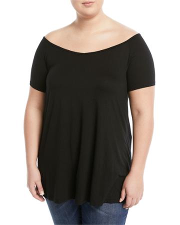 Off-the-shoulder Swing Tee,