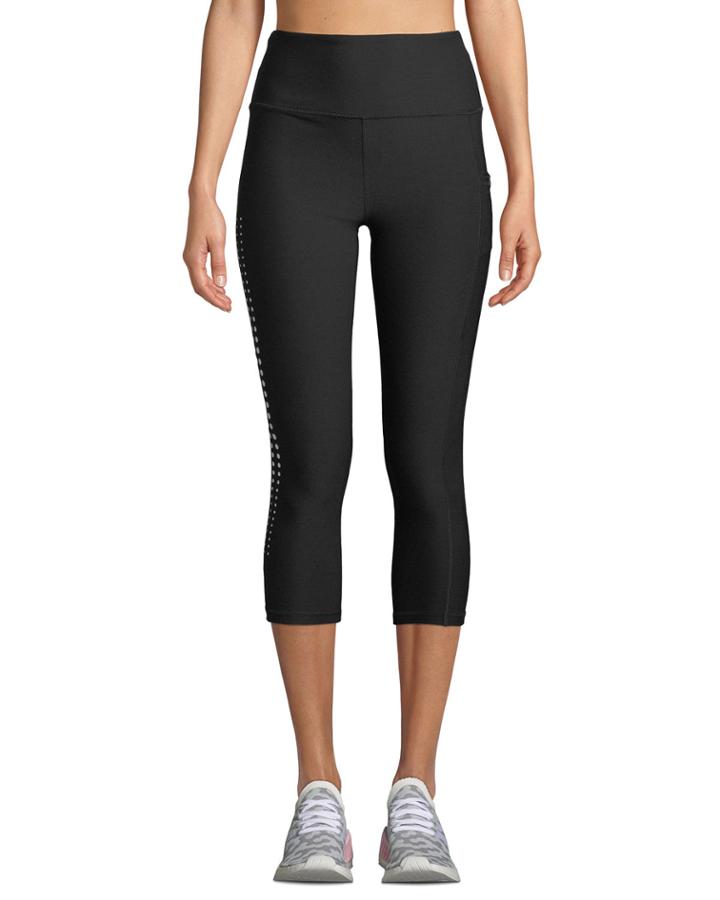 Water Drop High-waist Capri