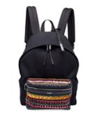 Men's City Cotton Bead-pocket Backpack