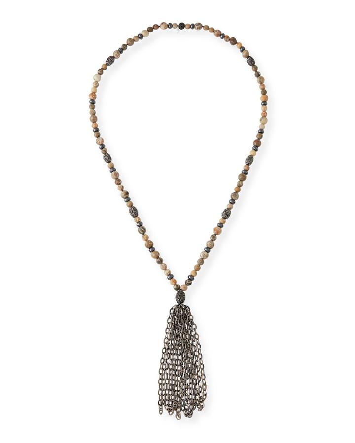 St. Barths Chain Tassel Necklace