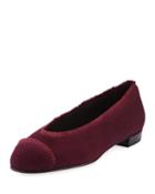Captain Suede Ballet Flats