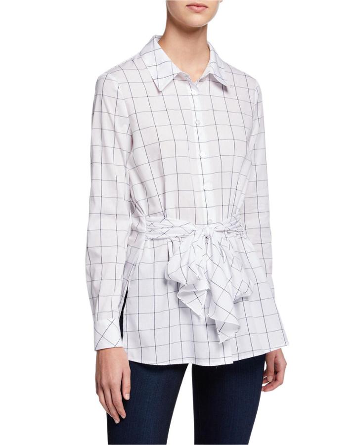 Grid Tie-front Tunic