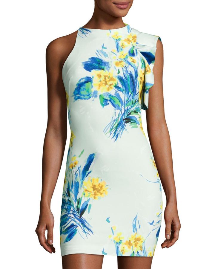 Pabla Sleeveless Floral Jersey Cocktail Dress, Something Borrowed