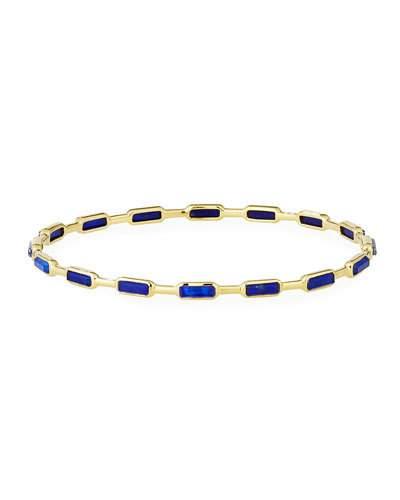 Rock Candy&reg; Gelato 18k 16-stone Lapis Doublet Bangle