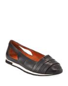 Luca Cutout Leather Comfort Flats