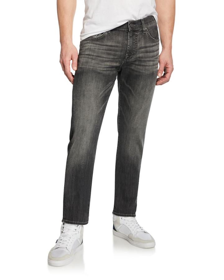 Men's Slimmy Slim Stretch-denim Jeans, Cloudburst