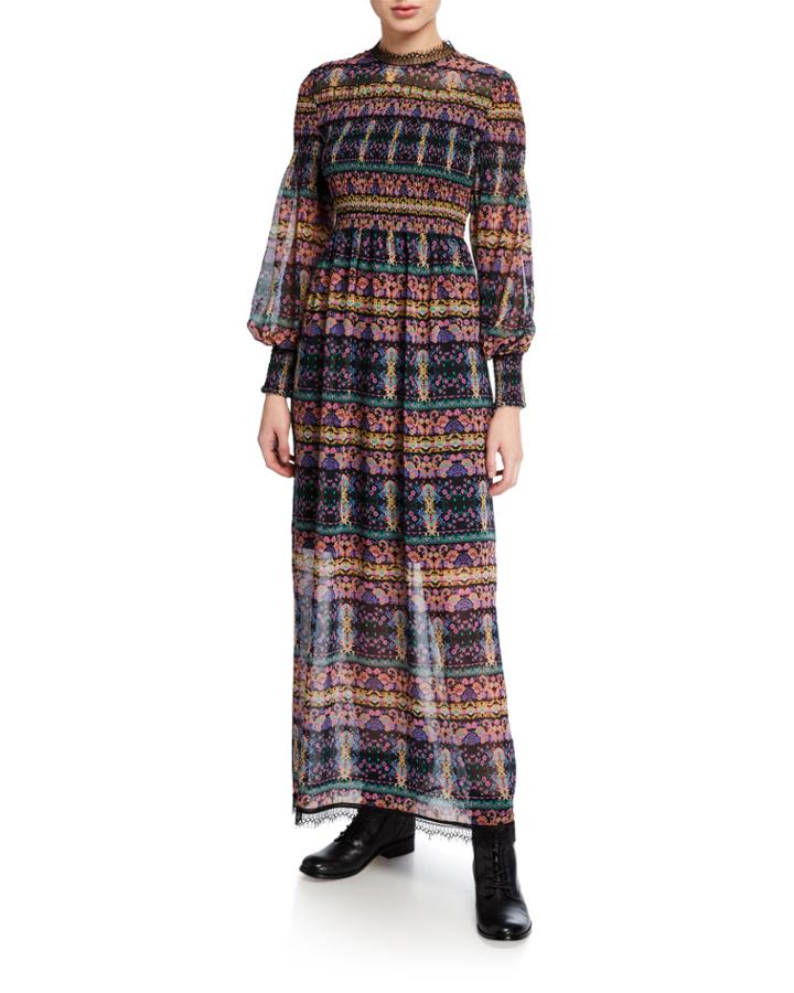 Nordic Floral Chiffon