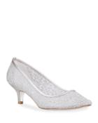 Lois Lace Kitten-heel Pumps
