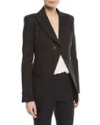 Double-breasted Garden Tool Charms Crepe Jacket