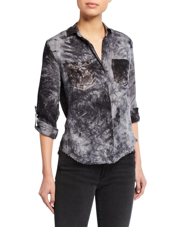 Riley Button-down Split-back