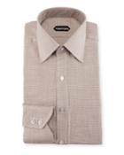 Slim-fit Mini-houndstooth Dress