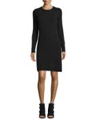 Cashmere Crewneck Sweaterdress,