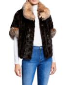 Mink Section Fur Jacket