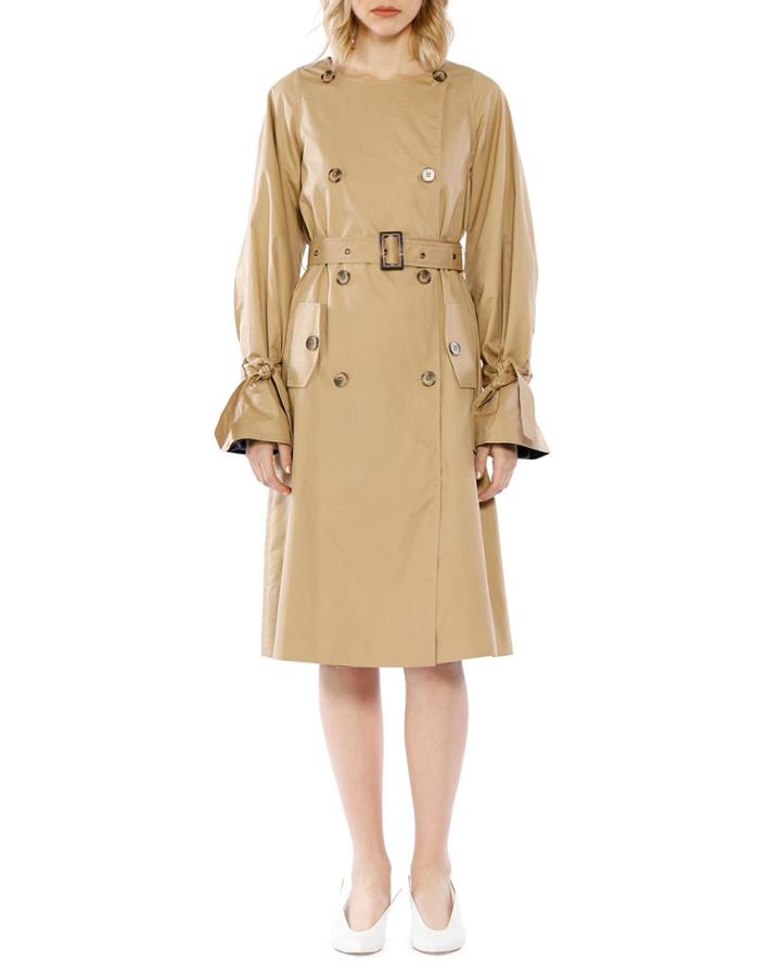 Double Breasted Bell-sleeve Trench Coat