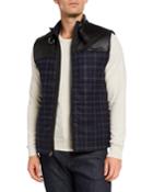 Men's Mcclement Plaid Wool Vest With