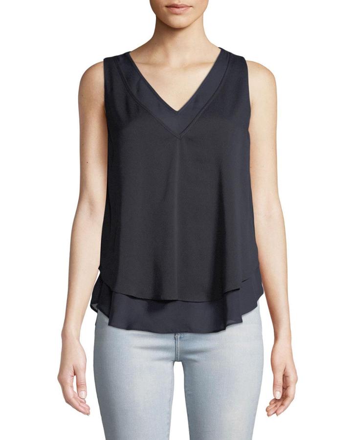 Alice Sleeveless Double-layered Blouse