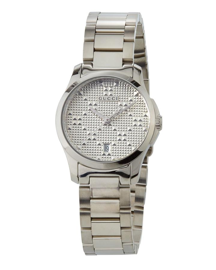 27mm G-timeless Textured Watch W/ Bracelet
