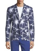 Thurston Retro Floral-print Blazer