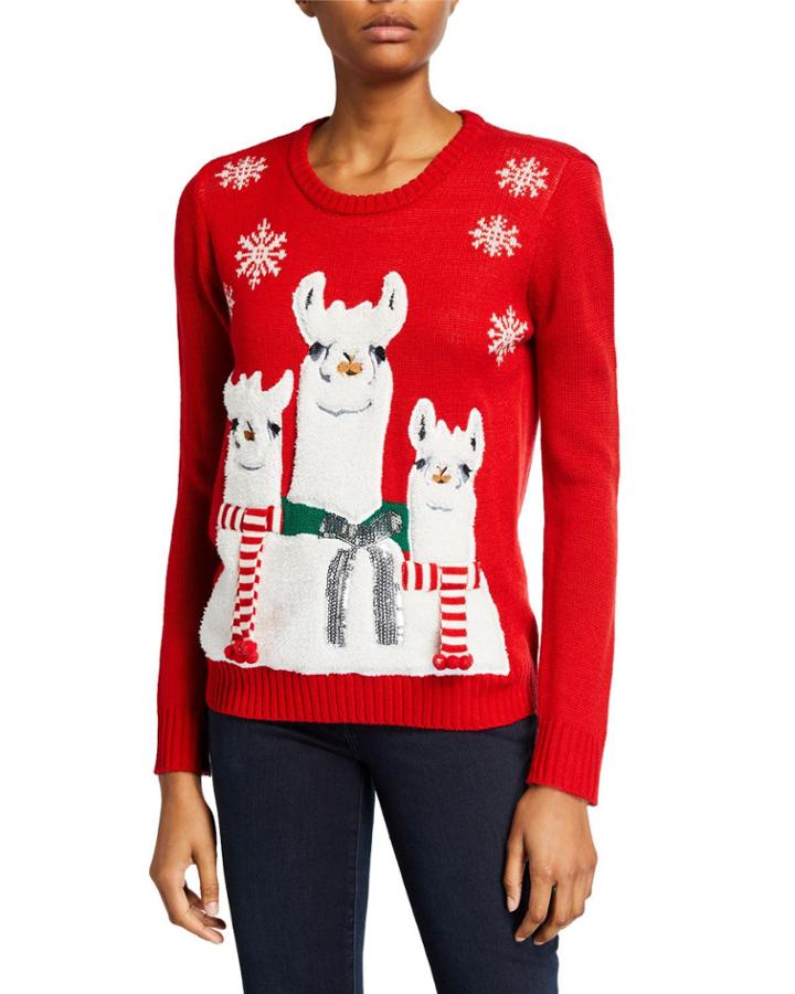 Llama Sequin Knit