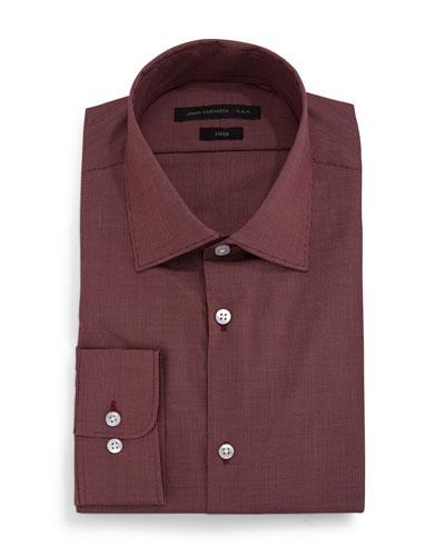 Slim-fit Micro-check Dress