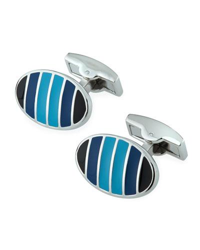 Striped Oval Cuff