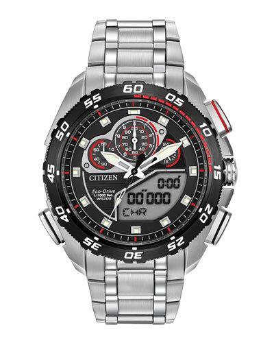 44mm Men's Digital Chronograph Watch