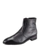 Side Zip Dress Demi Boot, Black